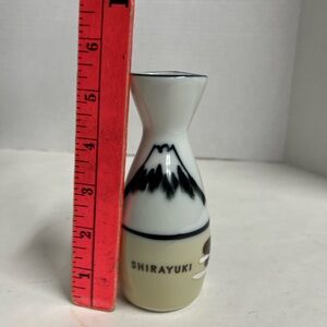 Shirayuki Sake Porcelain Pitcher Vintage